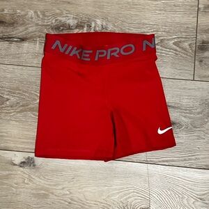 Nike Red Athletic Shorts